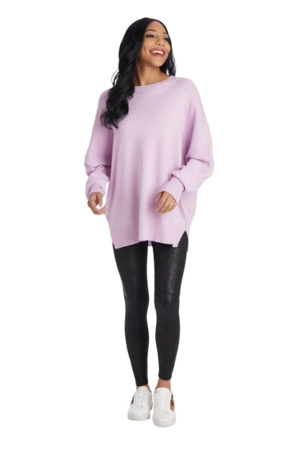Lilac Astrid Ribbed Sweater OS