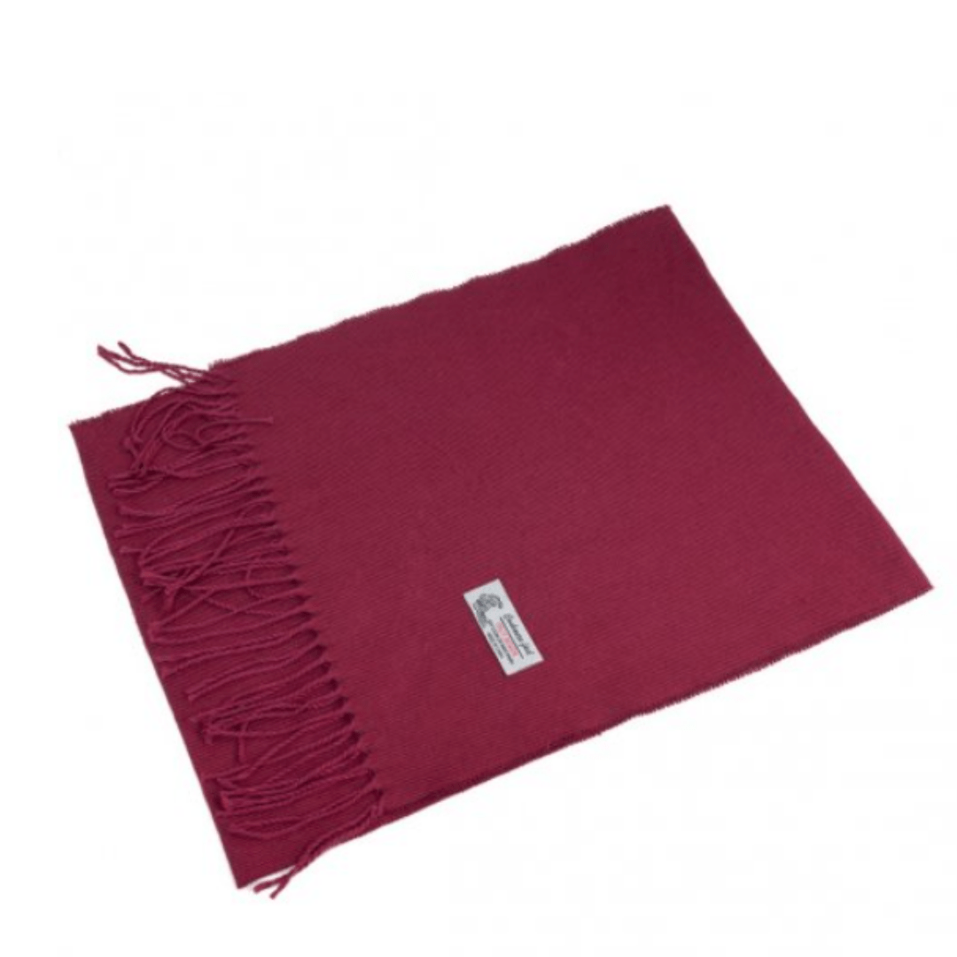 Cashmere Feel Scarf Dark Crimson