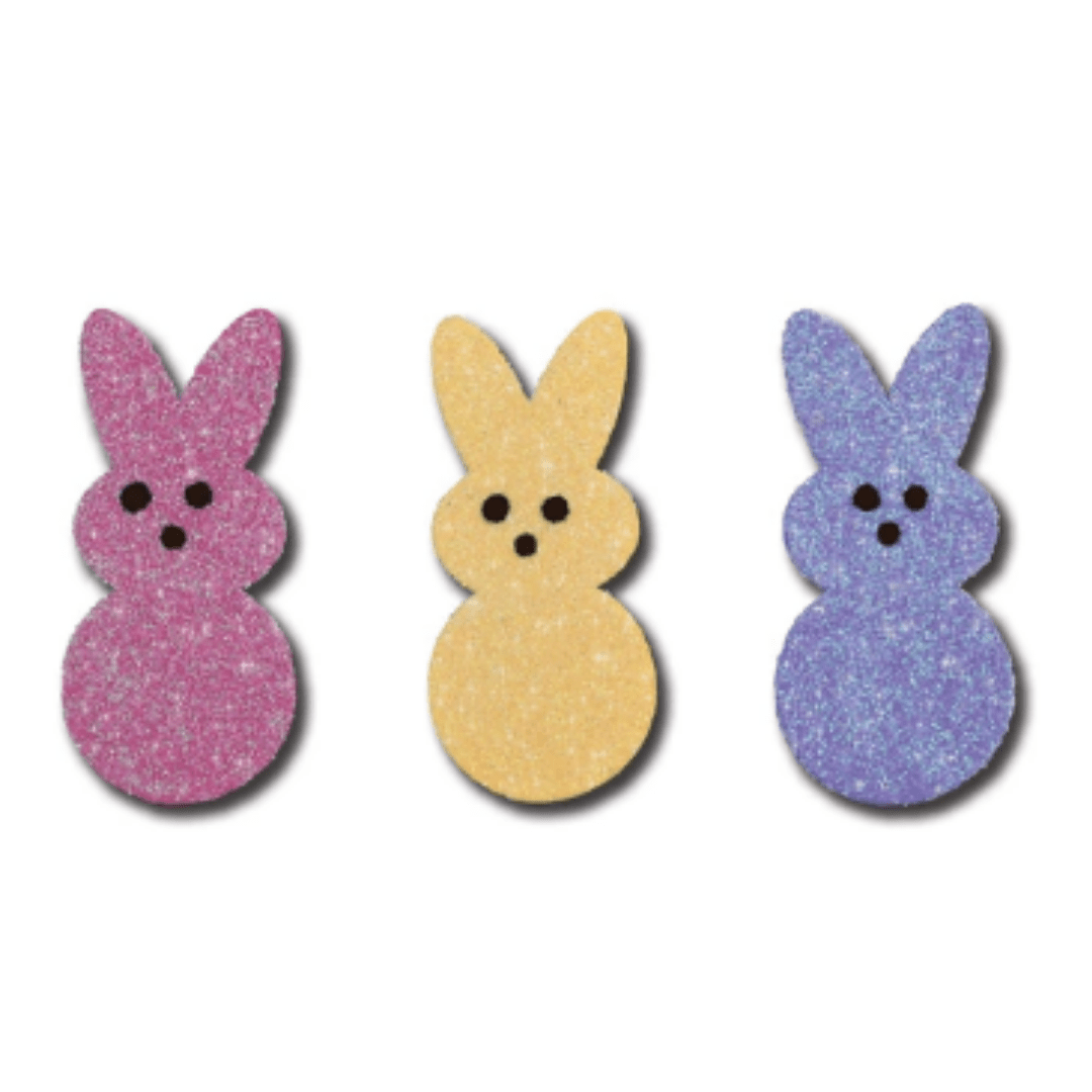 Marshmallow Peep Magnets S/3