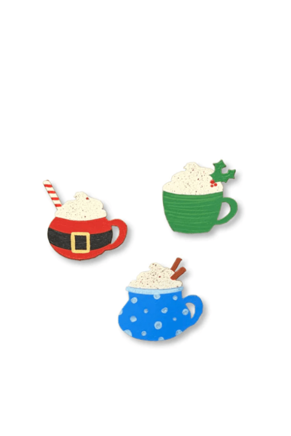 Christmas Mug Magnets S/3
