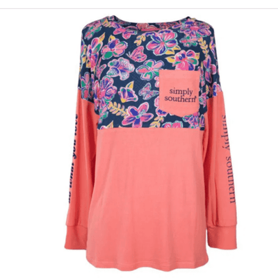 Simply Southern Butterfly Simply Jersey Top