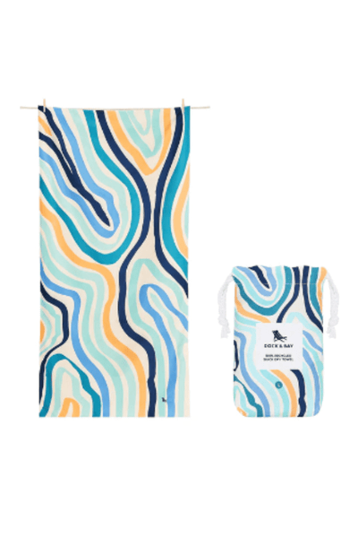 Quick Dry Towel - Groovy Dunes LG