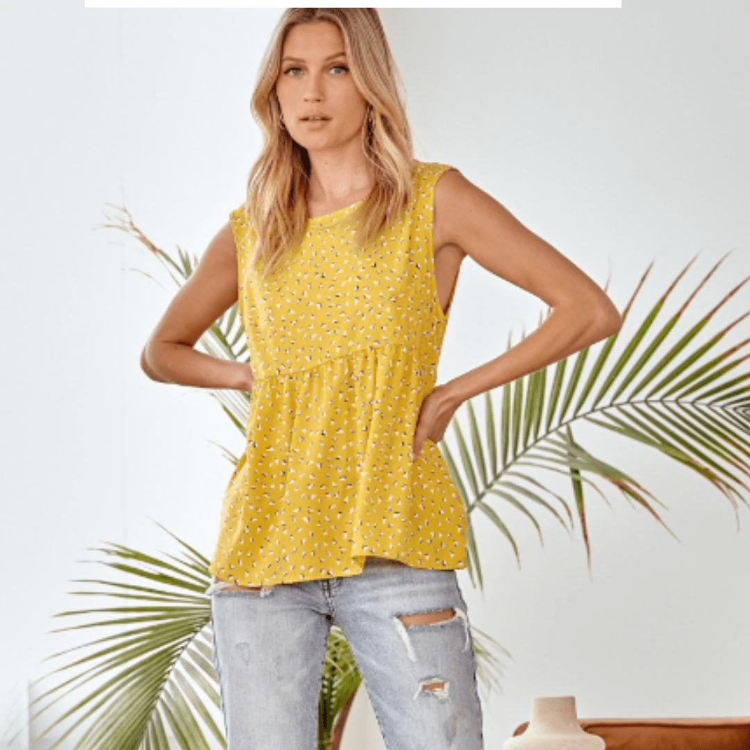 Babydoll Marigold Top