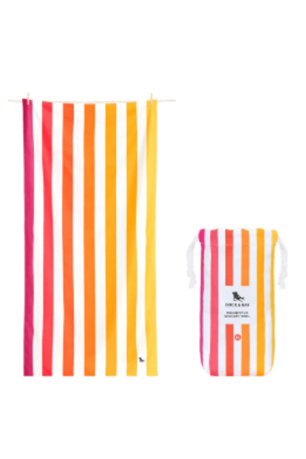 Quick Dry Towel - Peach Sunrise LG