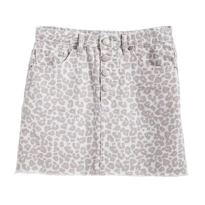 White Windsor Button Fly Skirt