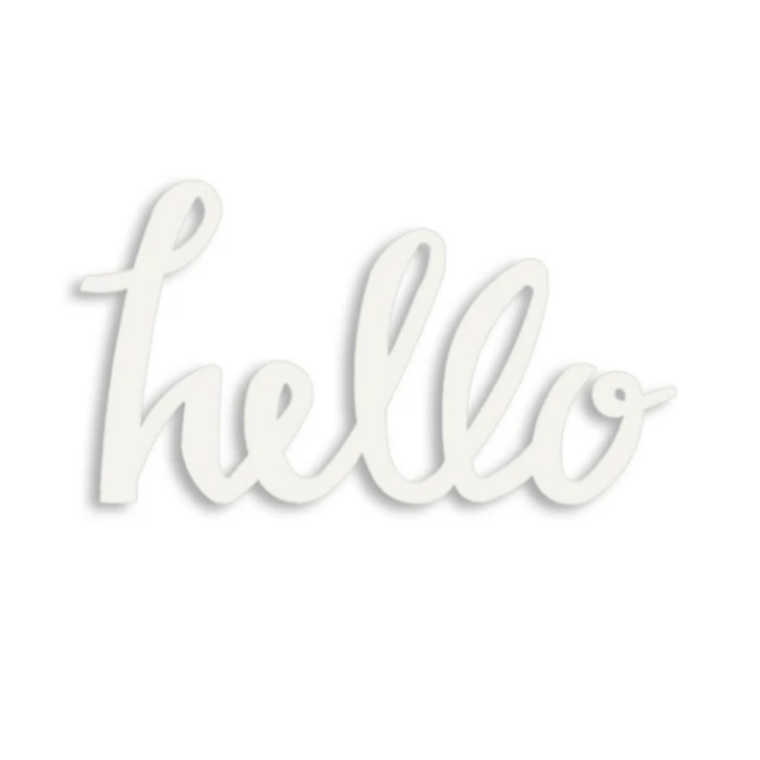 "Hello" Magnetic Wall Art