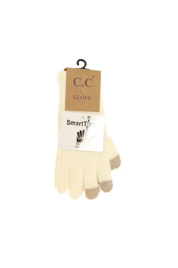 Ivory Garter Pattern Glove