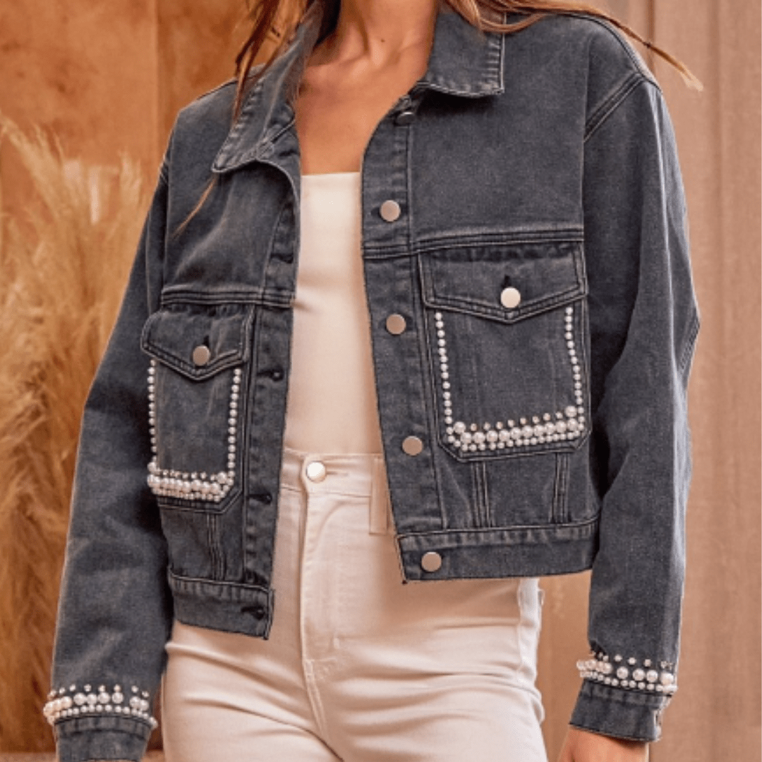 Charcoal Pearl Pizazz Jacket