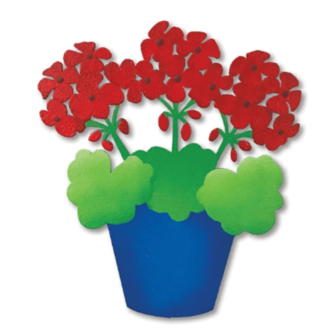 Geranium Pot Magnet