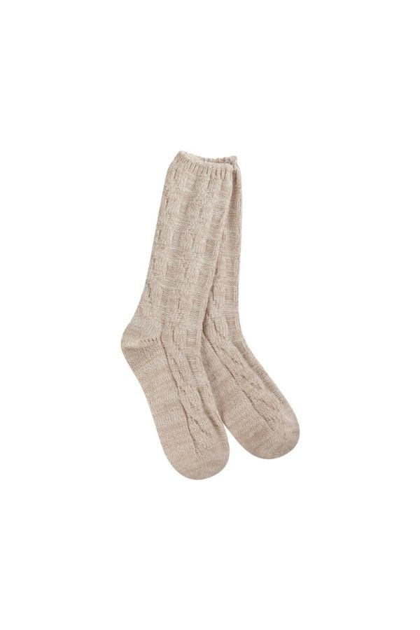 World's Softest Ragg Cable Crew - Stone