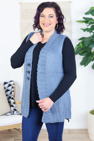 Blue Fireside Vest