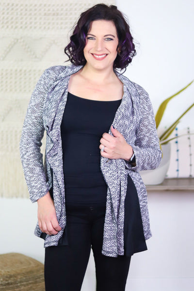 Insert Knit Cardigan