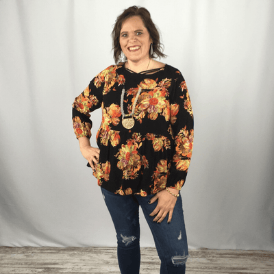Floral Party Top
