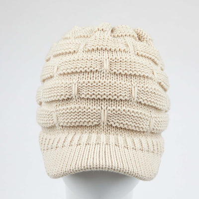 Brim Ribbed Knit Hat