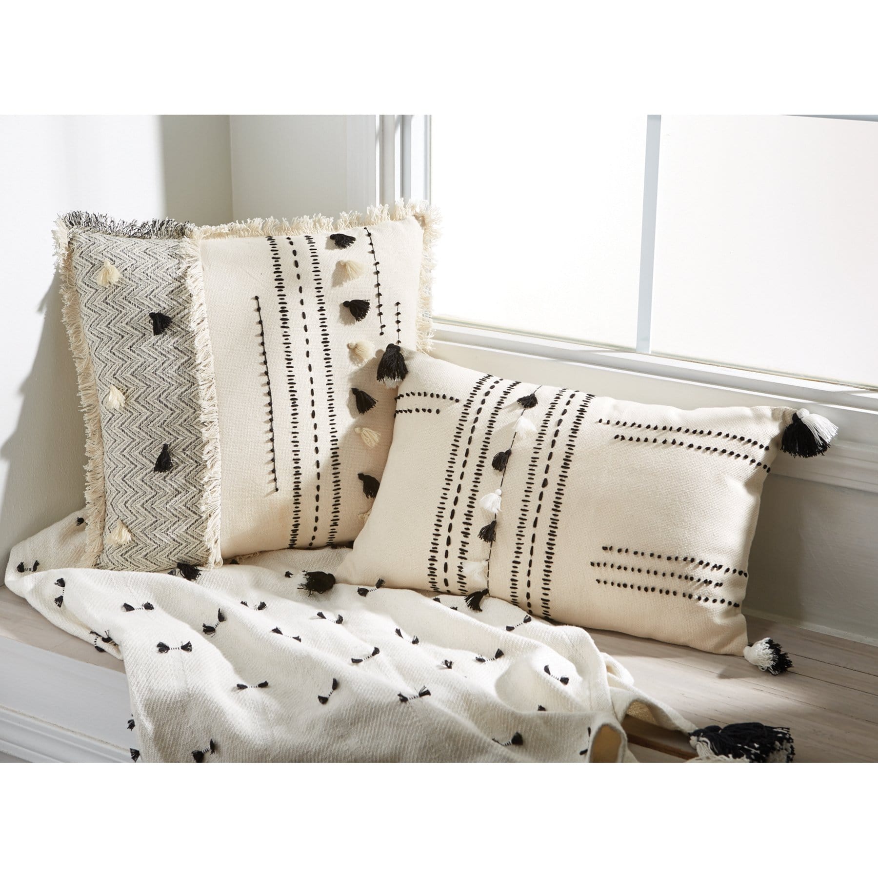Woven Tassel Pillows