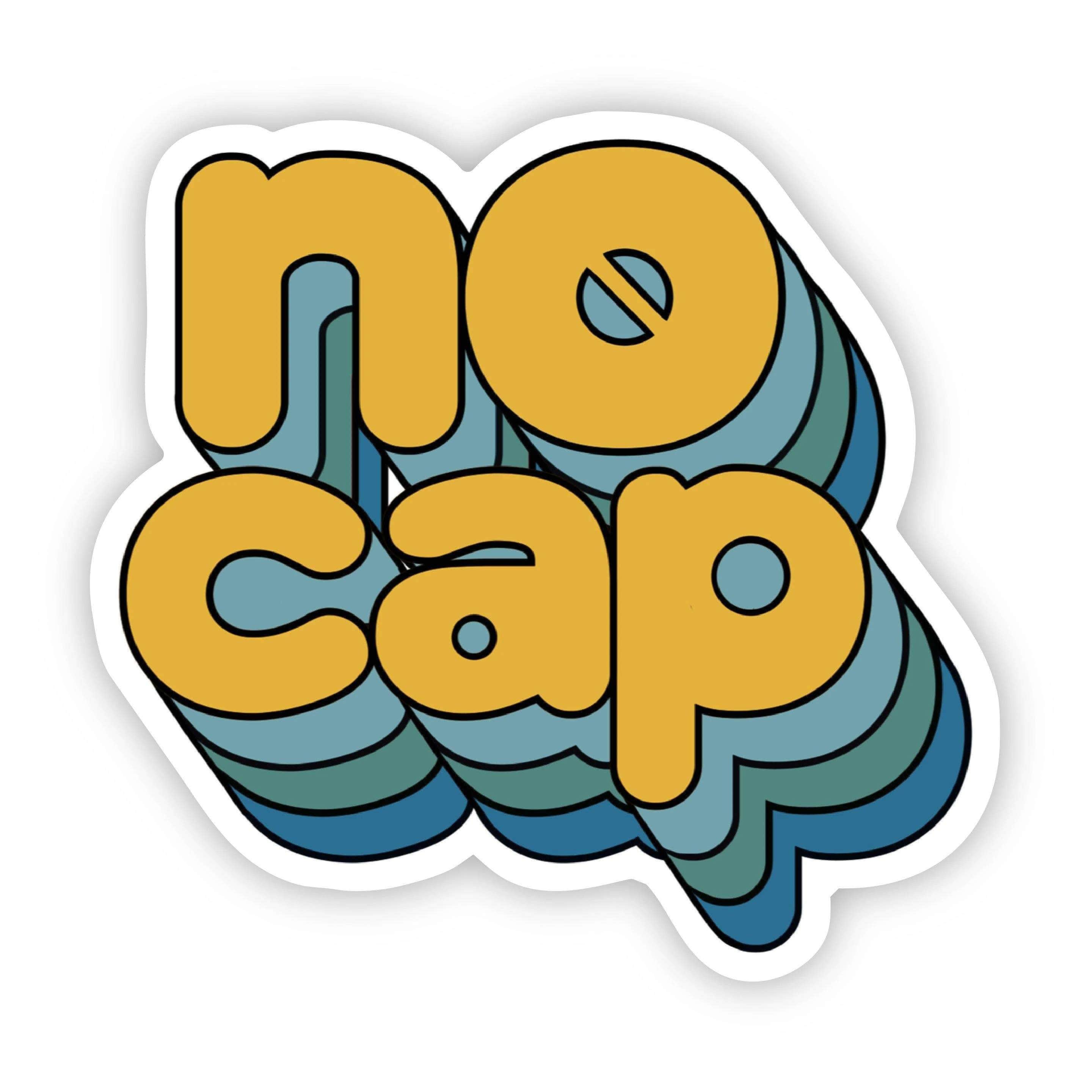 No Cap Multicolor Yellow Sticker