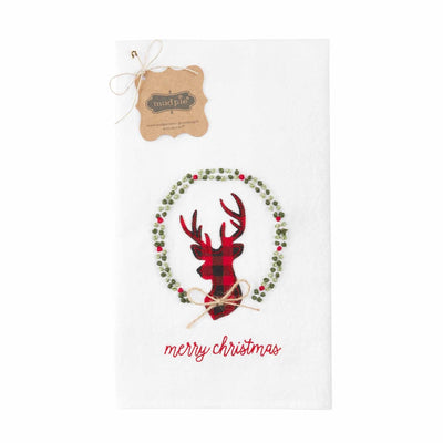 Deer French Knot Towel