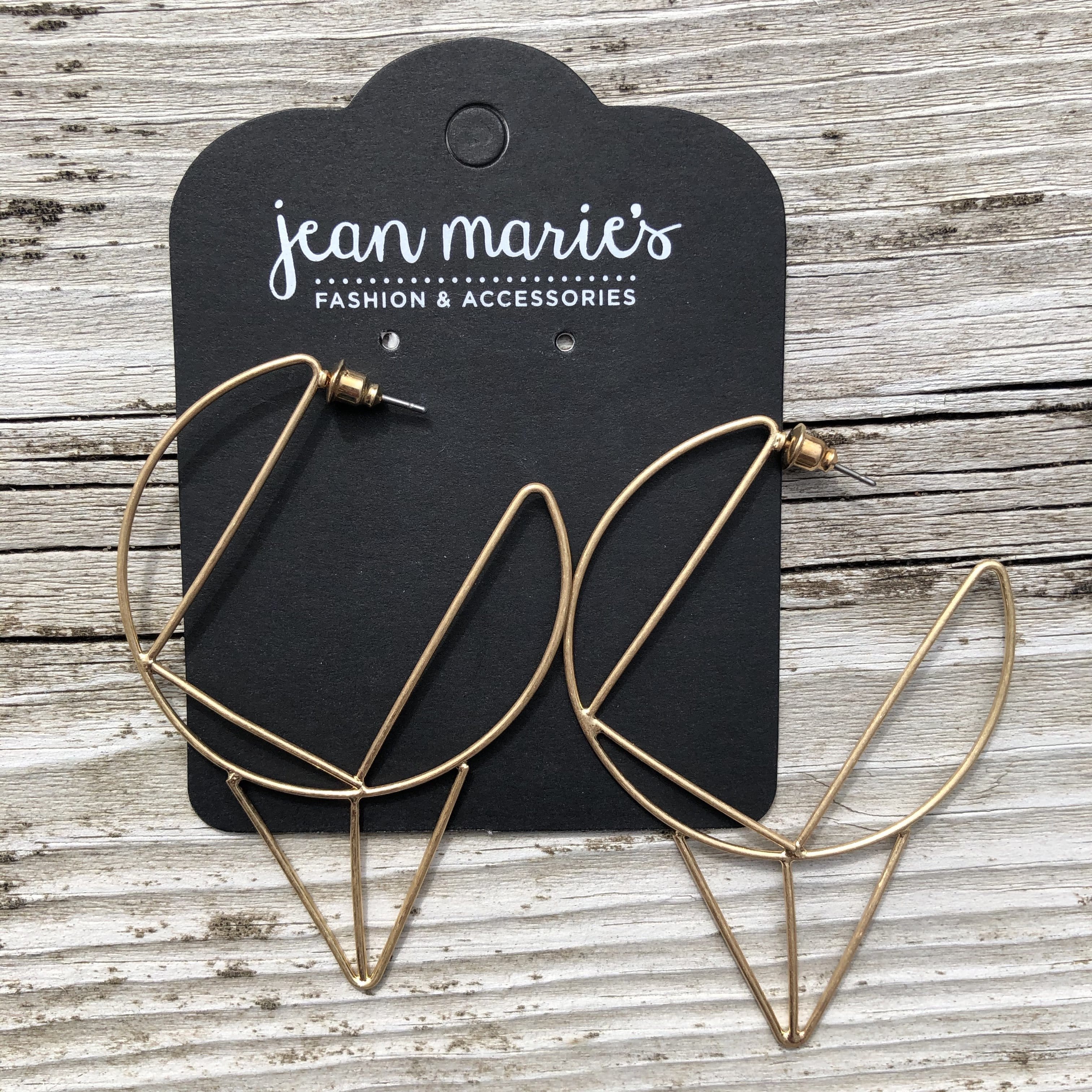 Modern Mix Gold Earrings