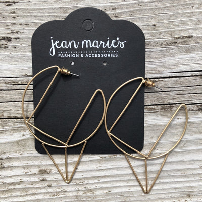 Modern Mix Gold Earrings