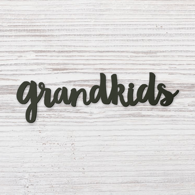 Grandkids Black Script Magnet