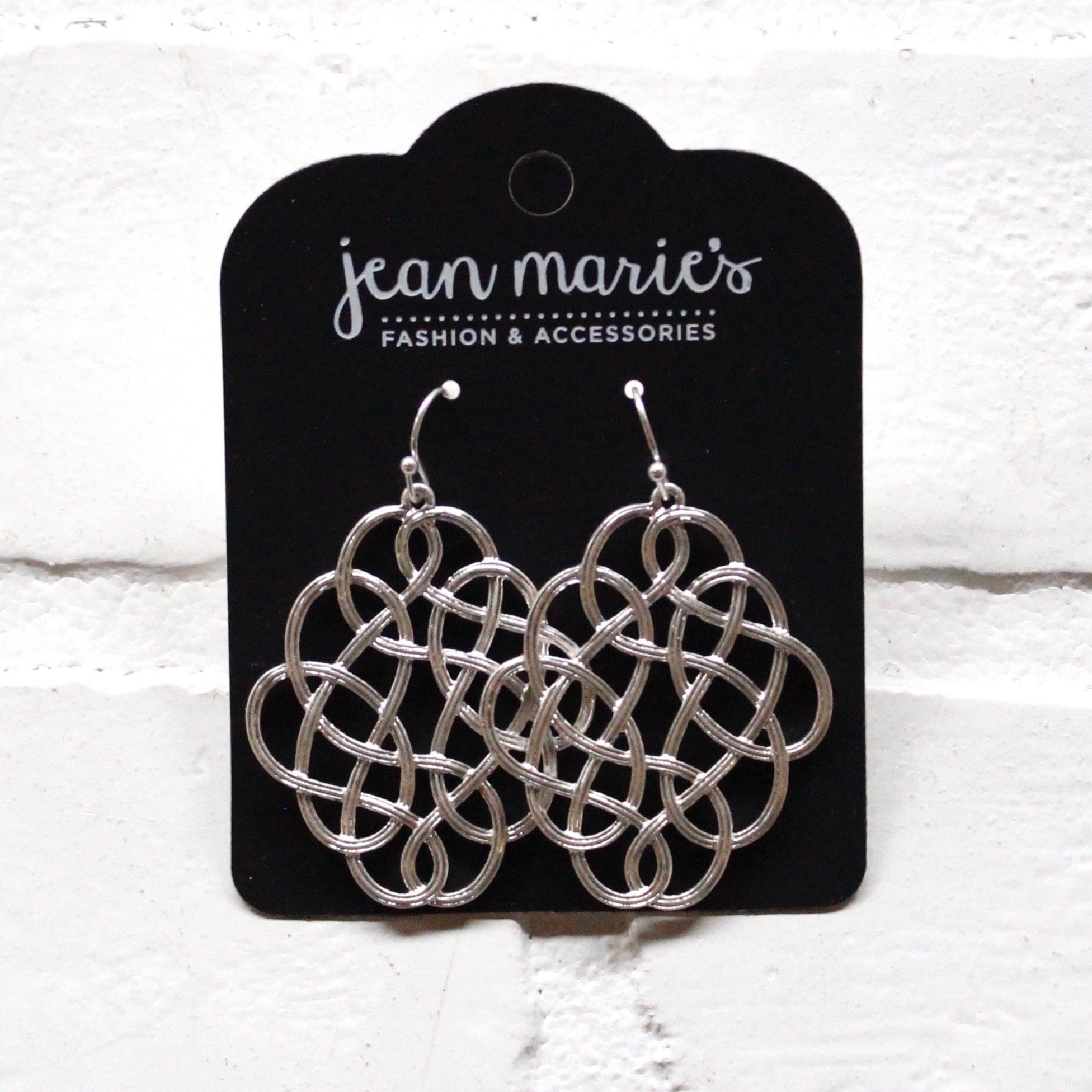 Silver Knot Earring