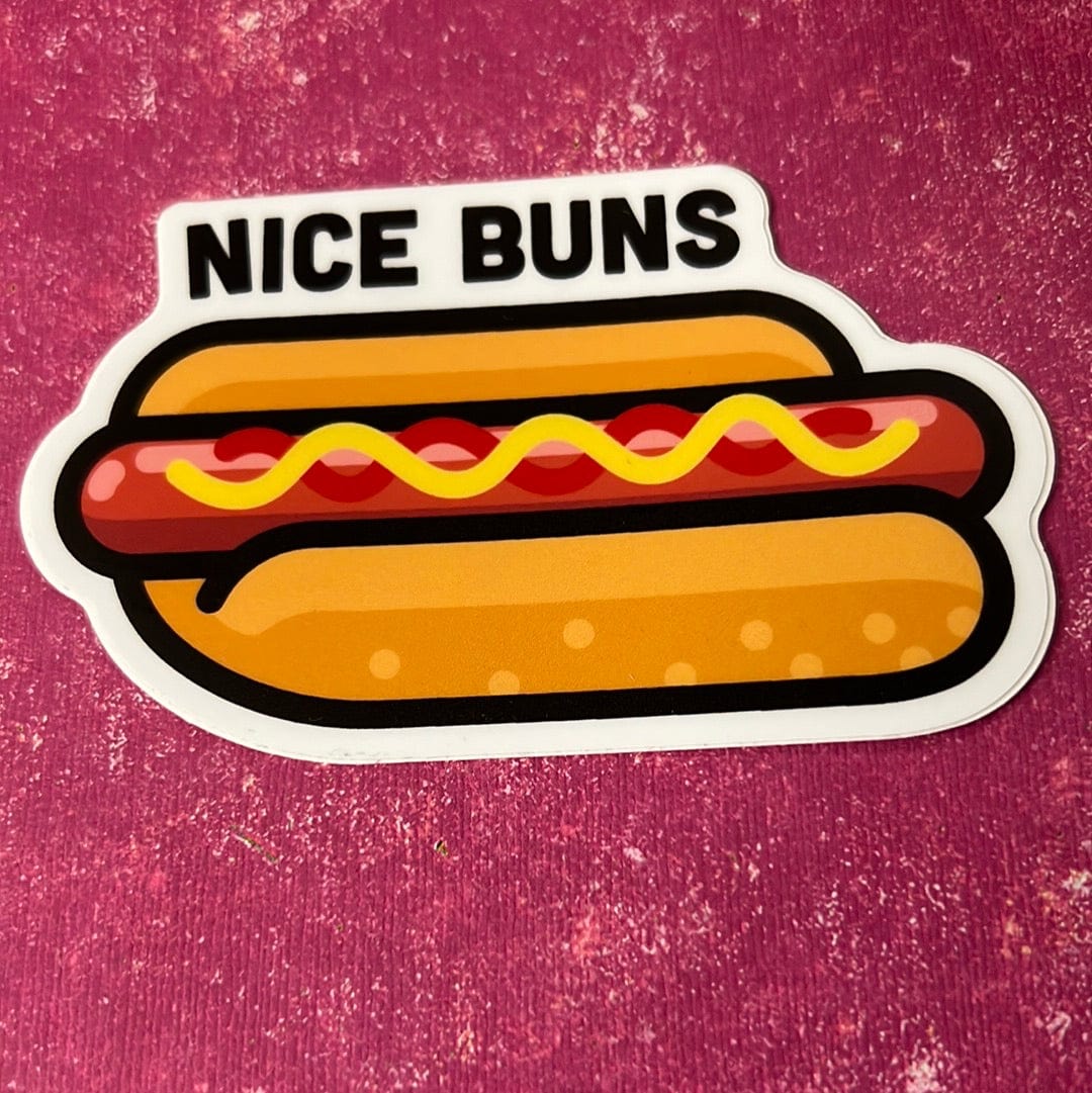 Nice Buns Hot Dog Sticker