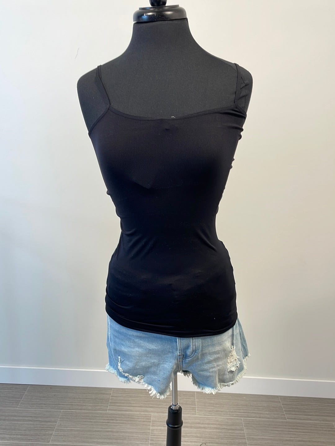 Black Regular Cami Tank