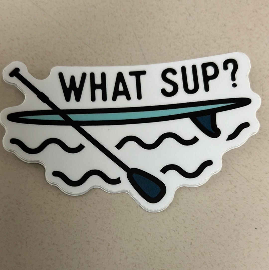 What Sup? Paddle Board Sticker