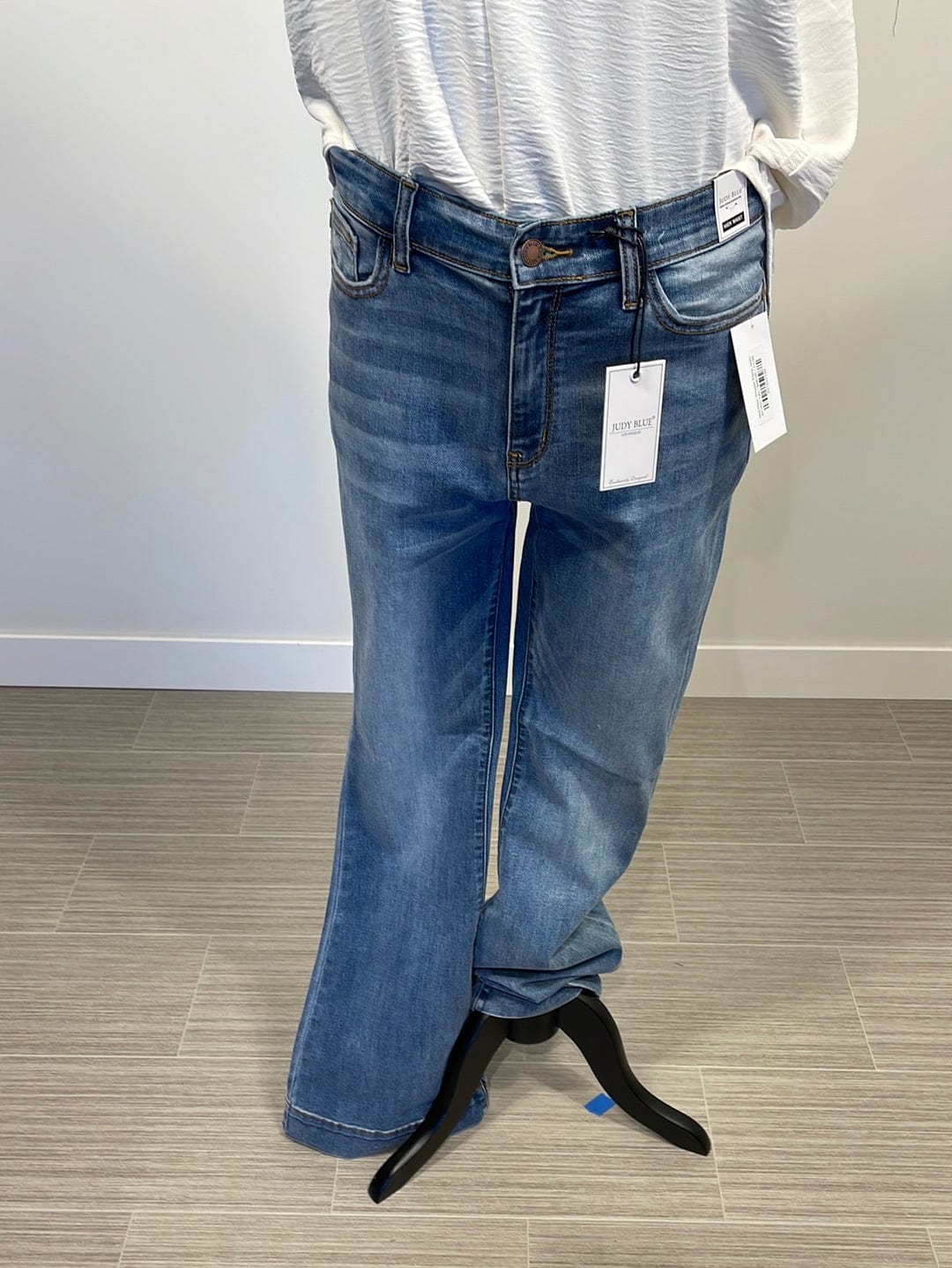 Mid-Rise Trouser Flare Jean