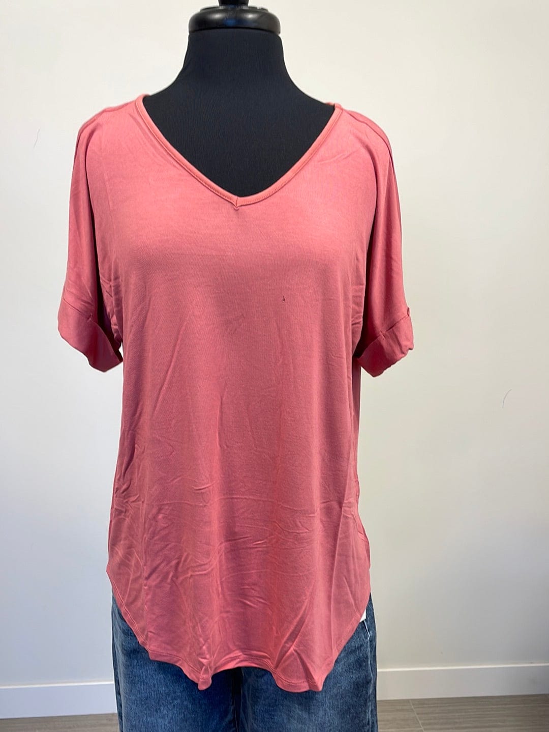 Rose V-Neck Top