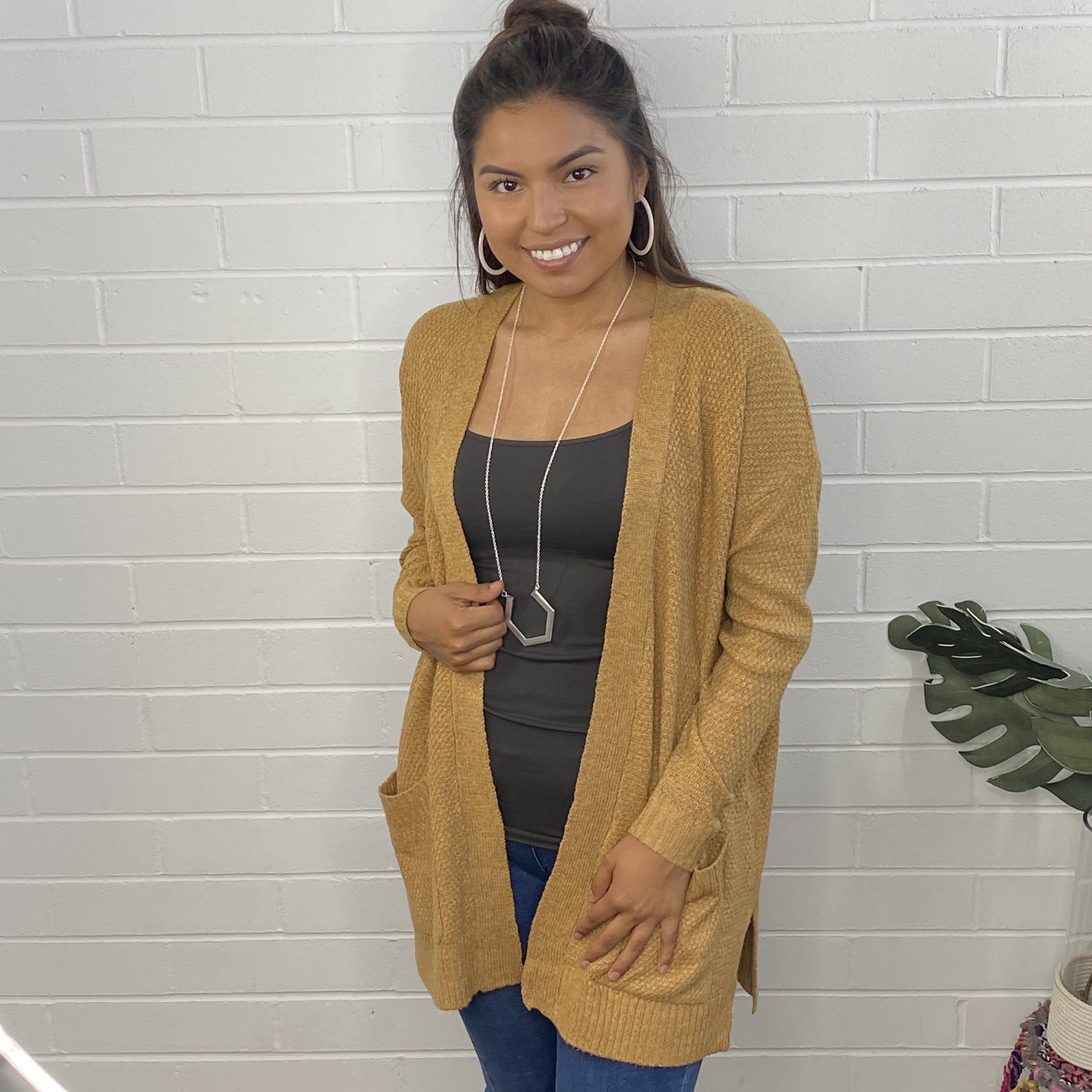 Autumn Knit Pocket Cardigan