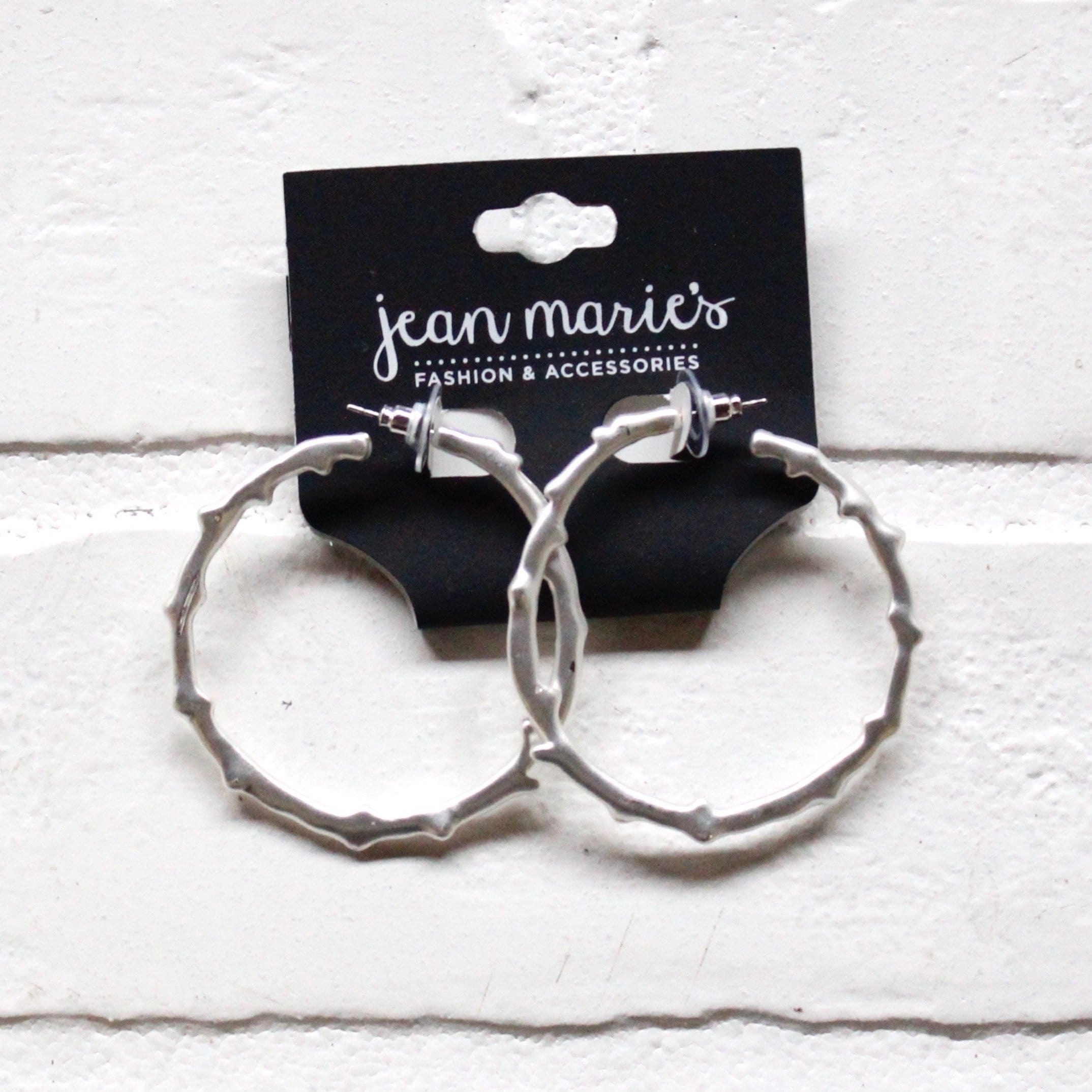 Silvery Hoop Earring