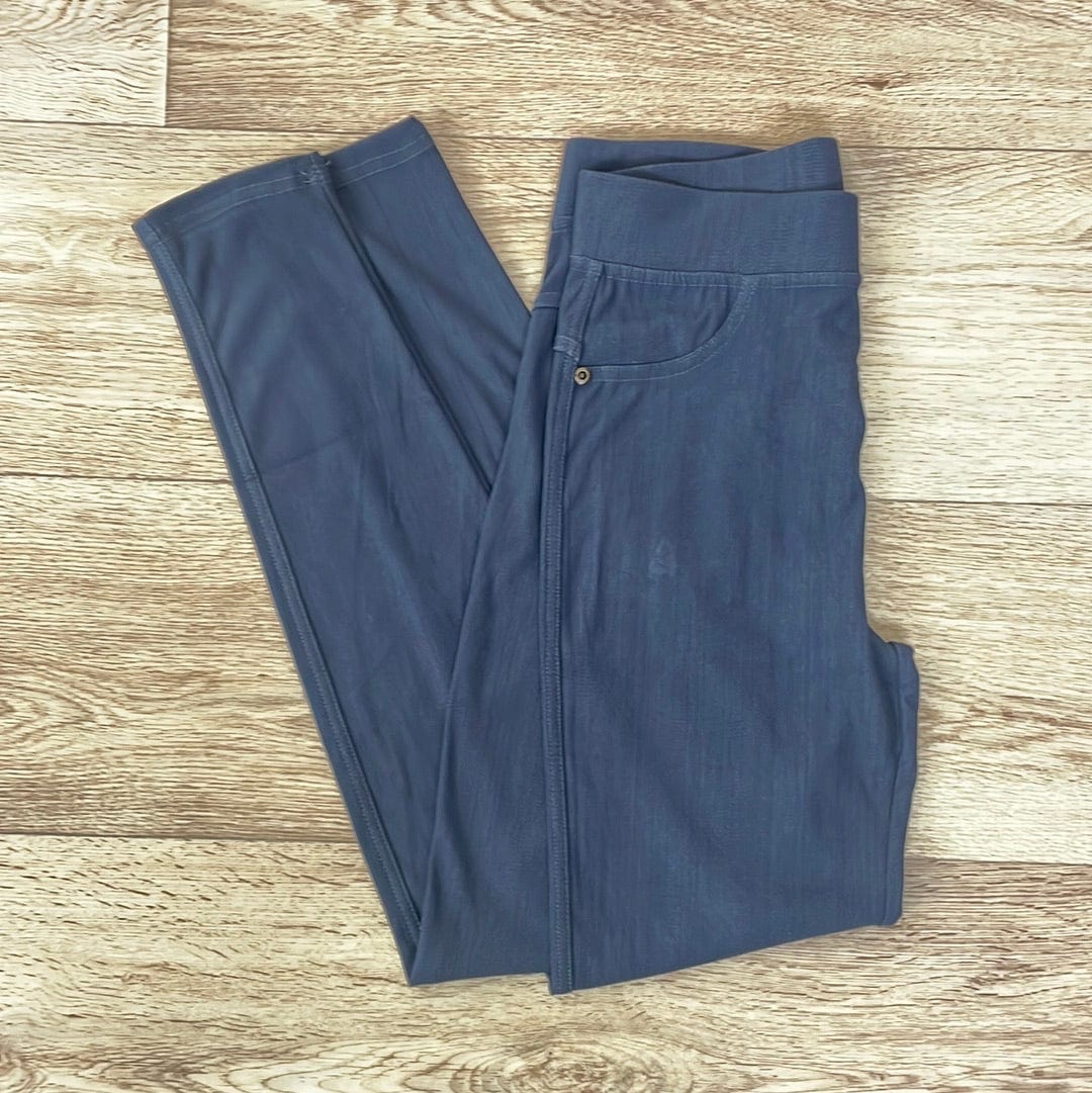 *Limited Edition* Charcoal Denim Legging One-Size