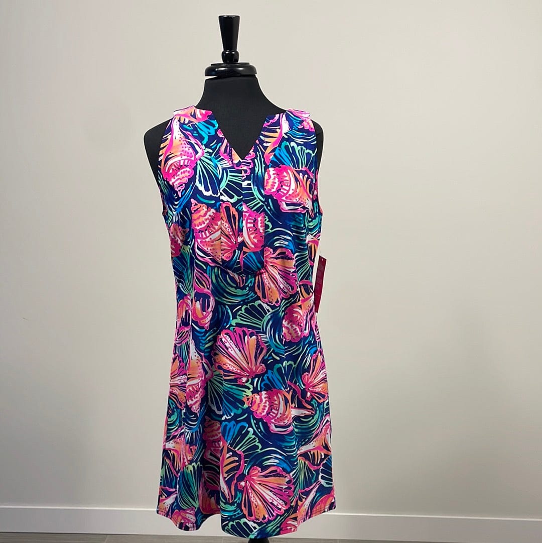 Tropical Shells Pamela Shift Dress