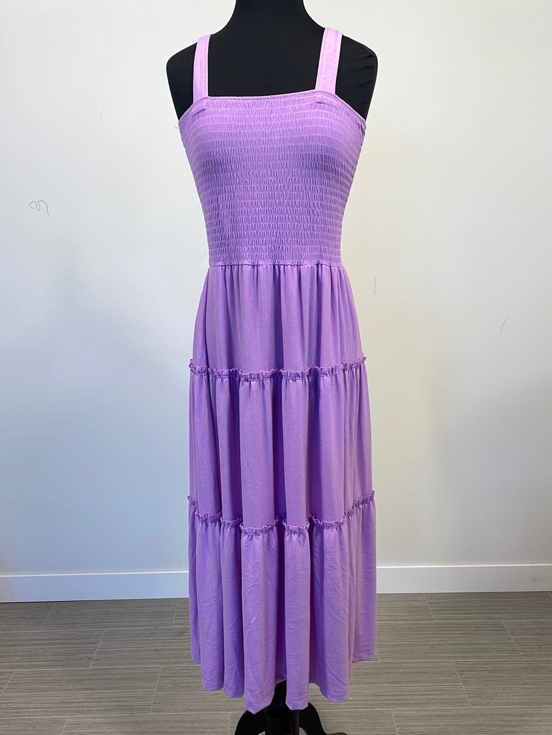 Lavender Tiered Maxi Dress