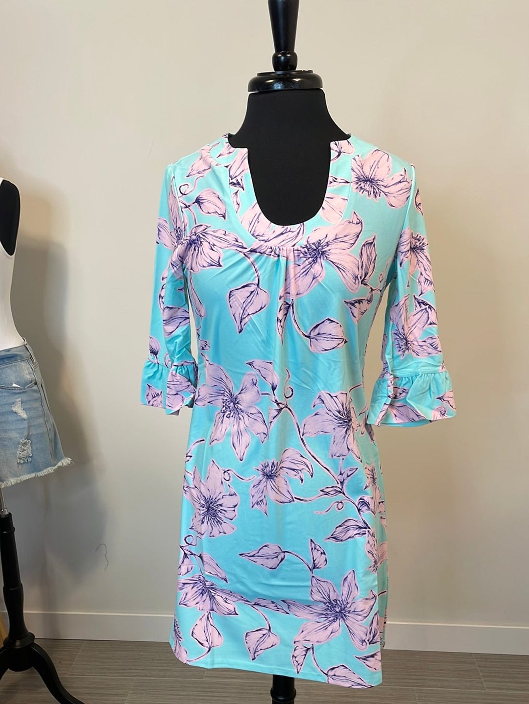 Ruffle Sleeve Lily Dress