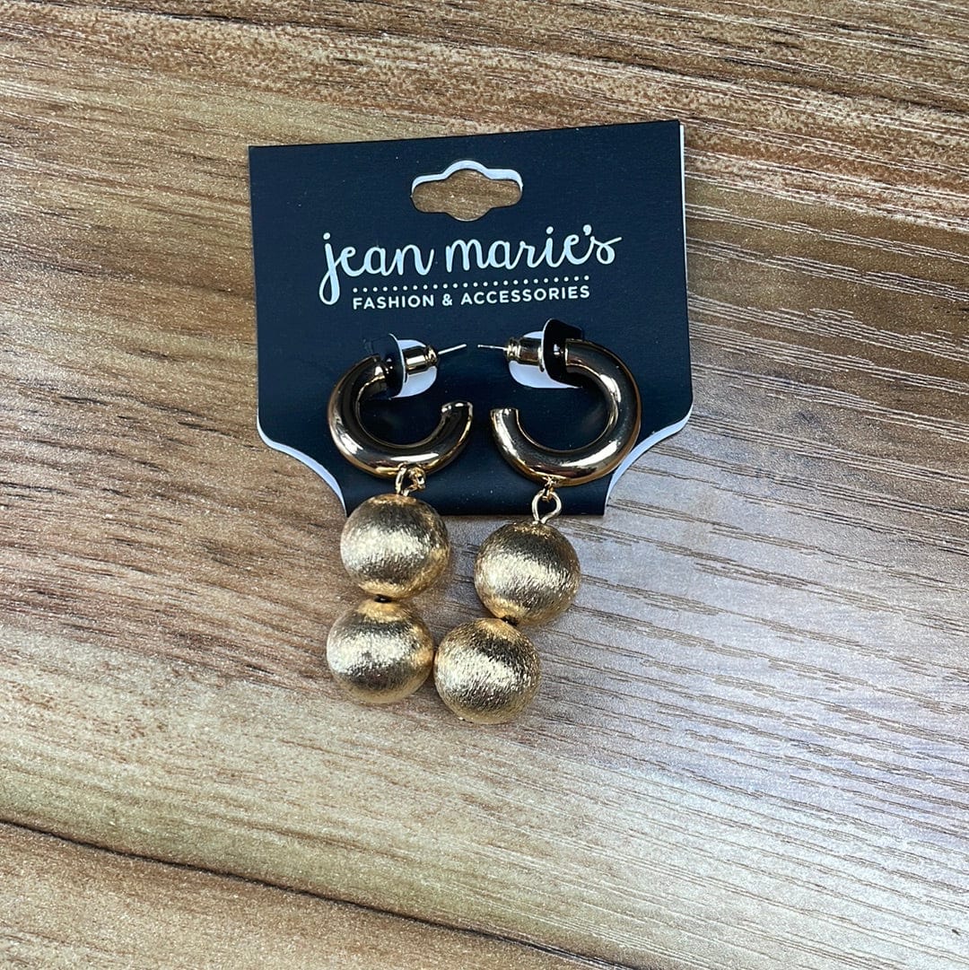 Gold Luxe Bead Earring