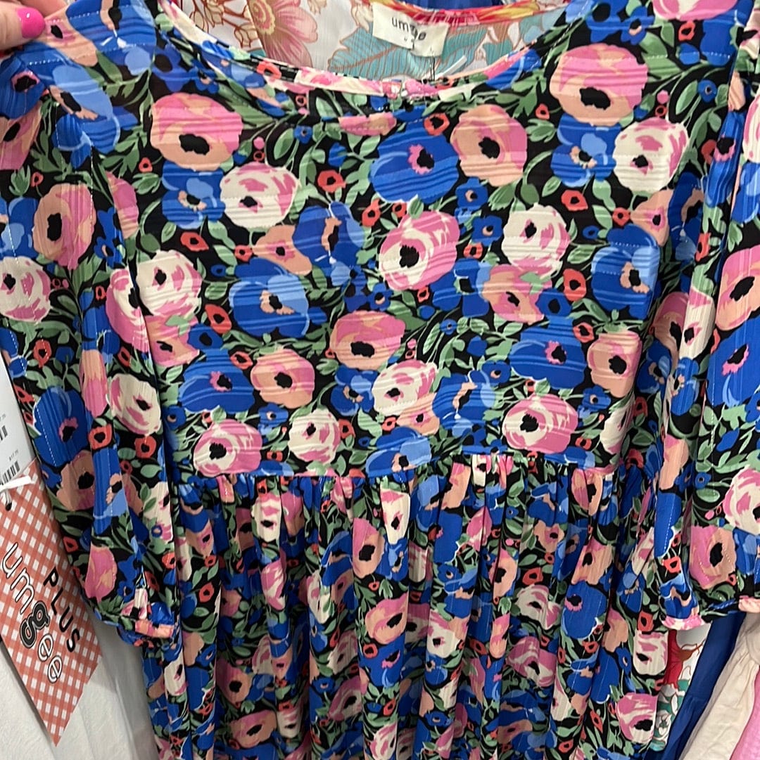 Peony Floral Blouse w/ Lurex - PREORDER U