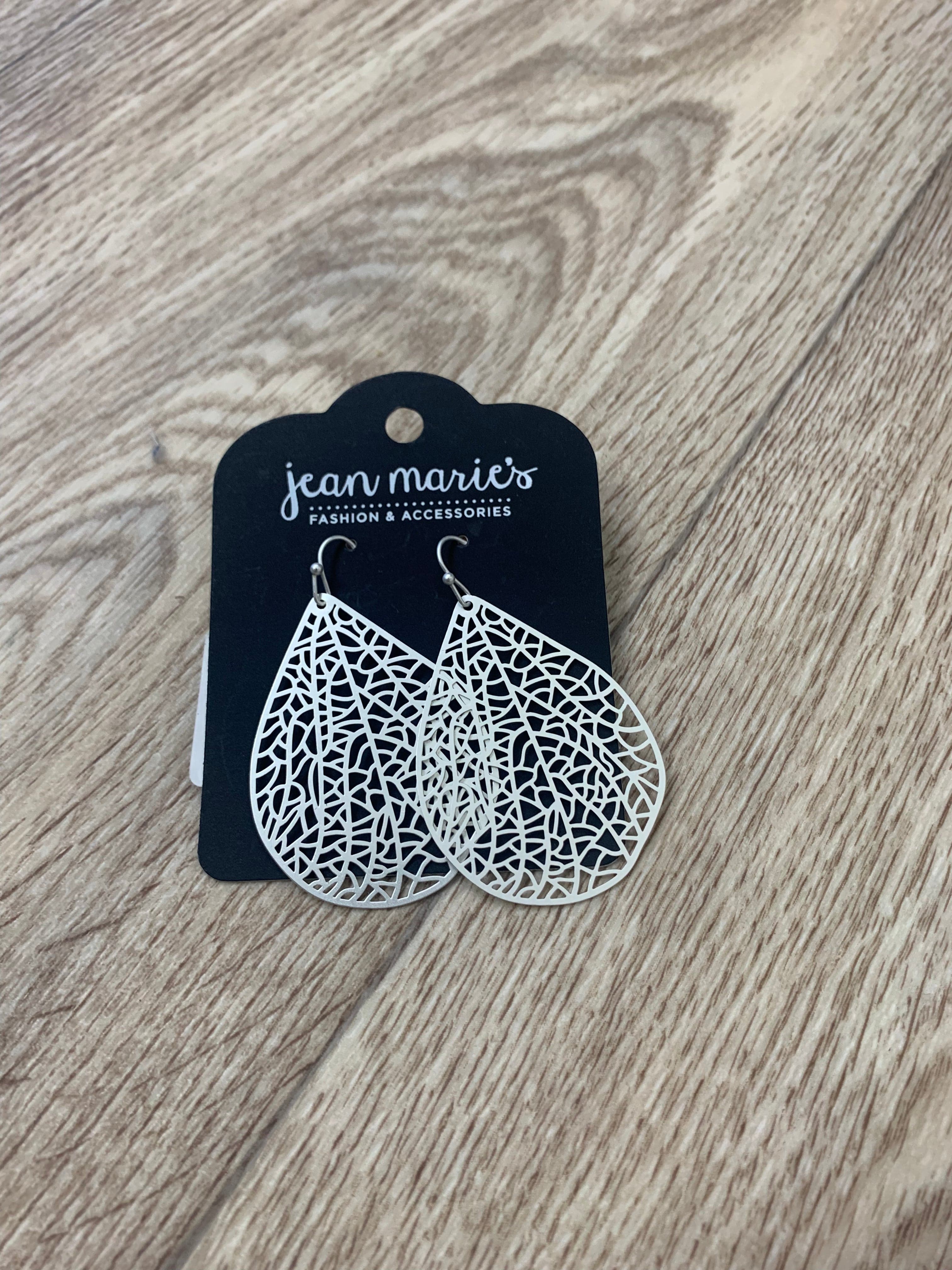 Feather Weight Earrings Silver
