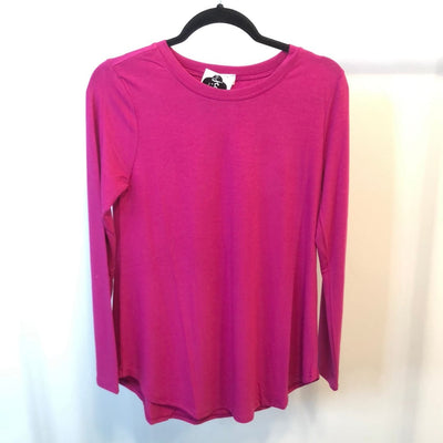 Everyday Magenta Long Sleeve Top