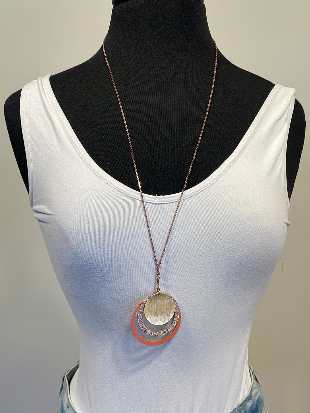 Orange Speckle Necklace