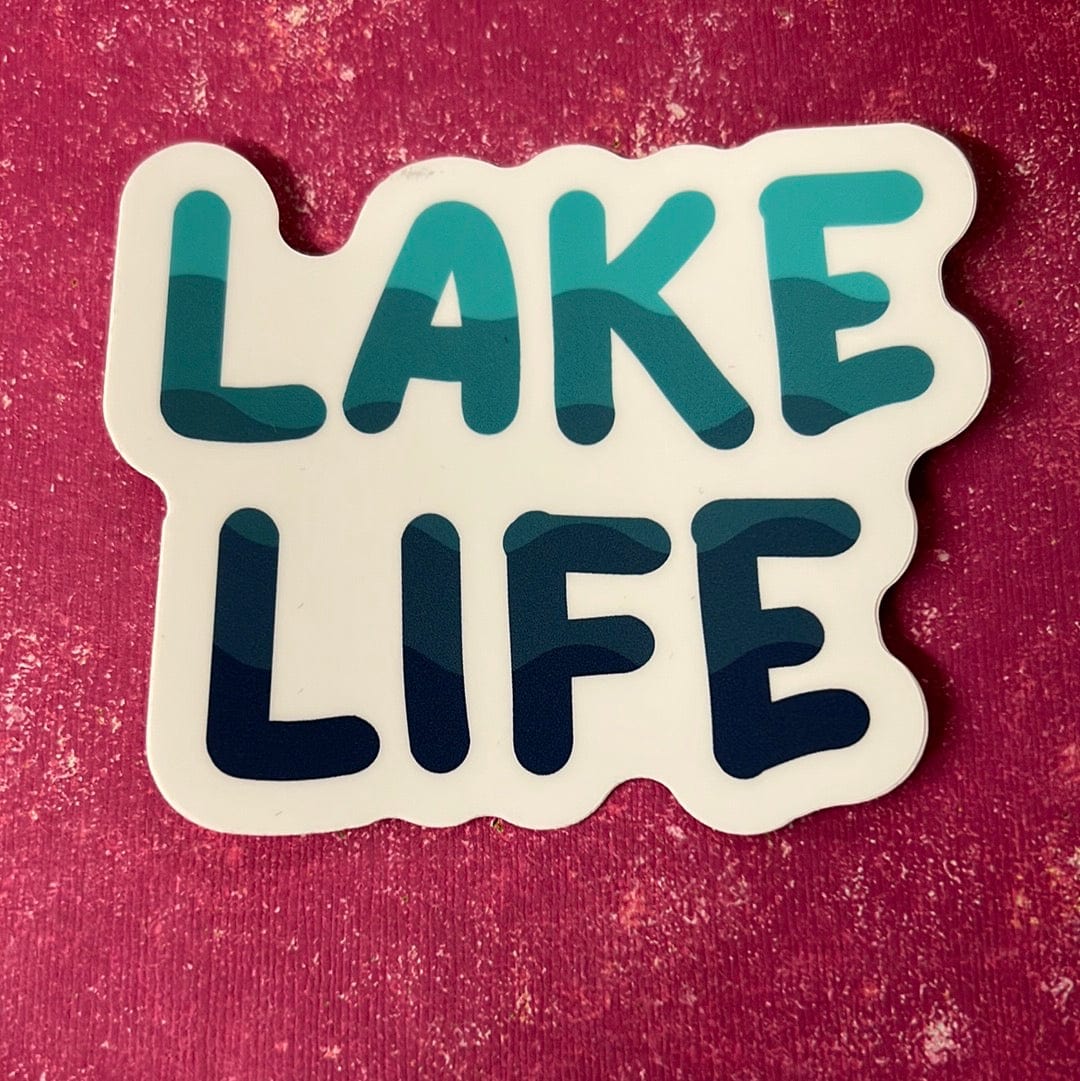 Lake Life Sticker