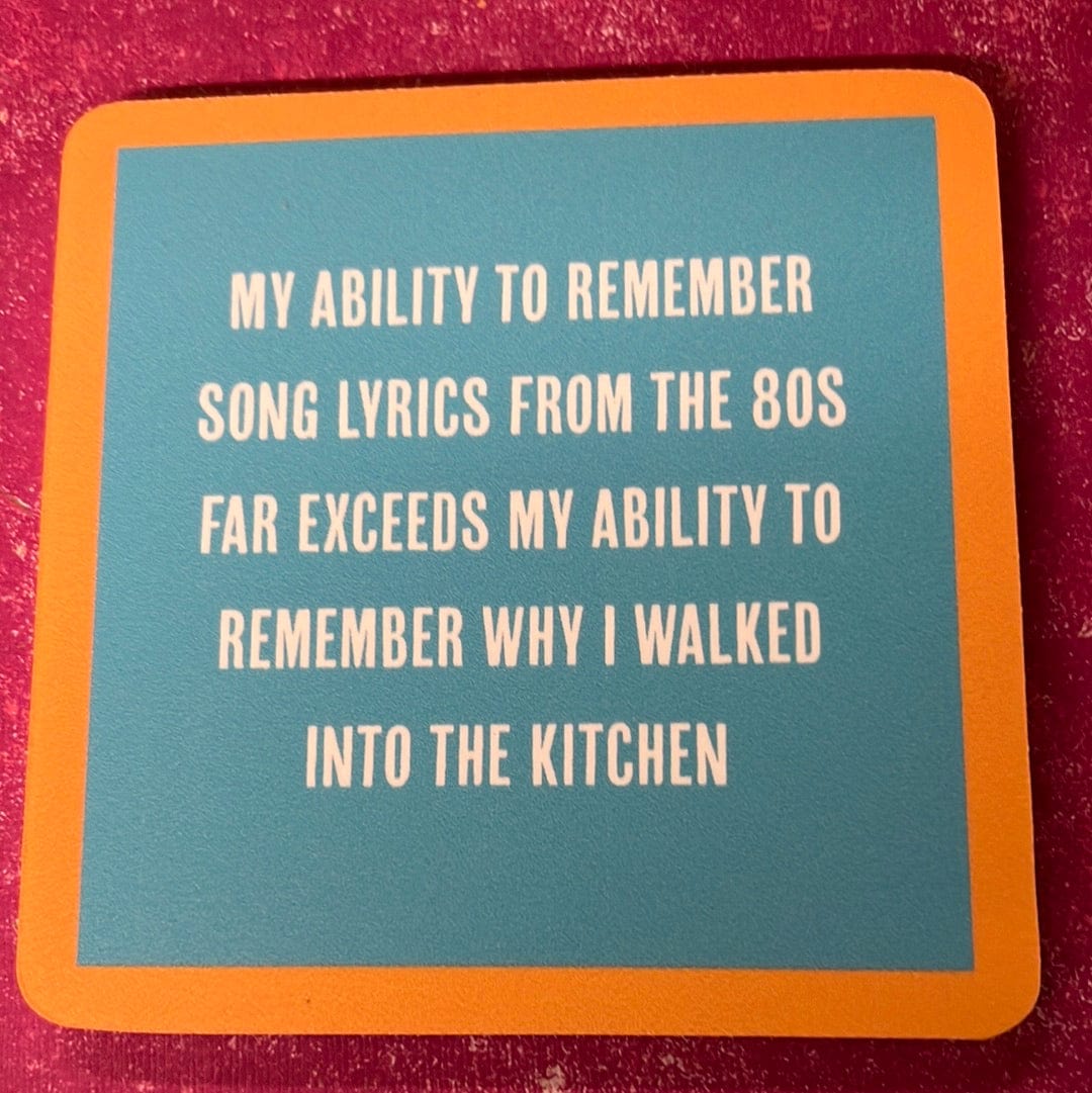 Lyrics Coaster