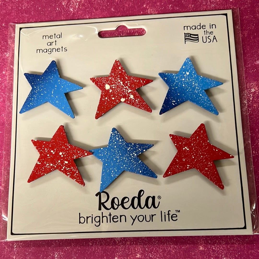 Patriotic Star Magnets S/6