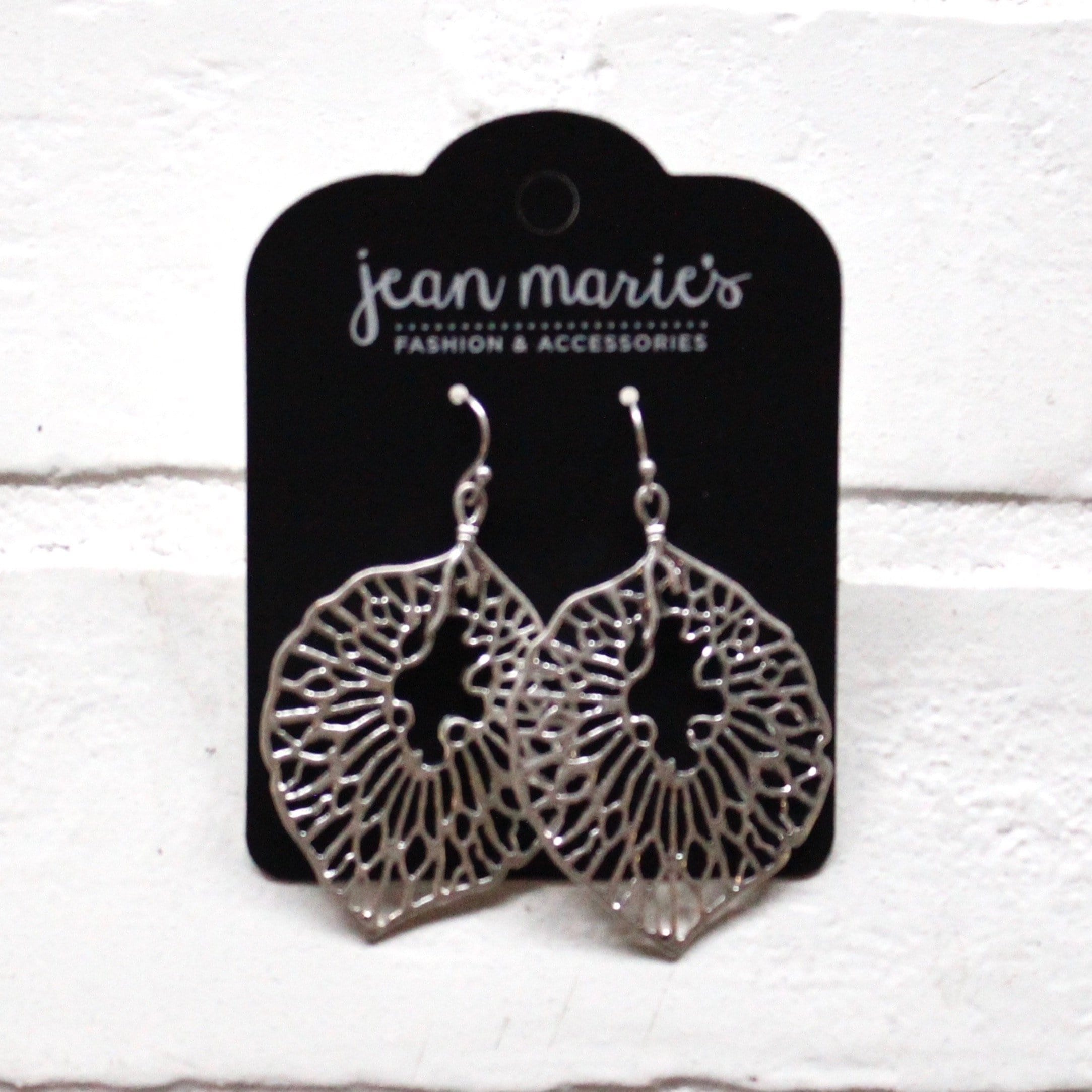 Silver Texture Earring