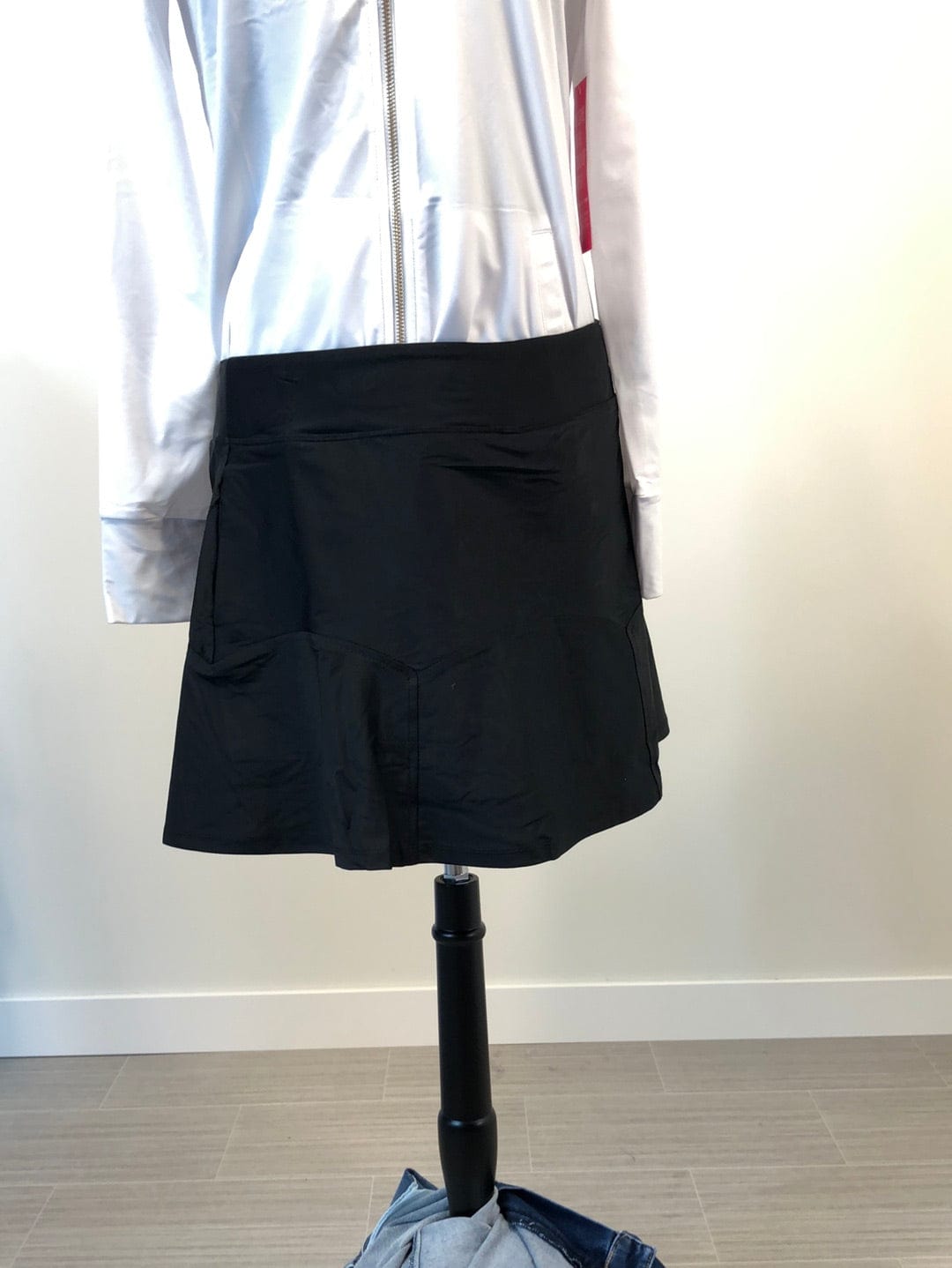 Black Ruffle Skort