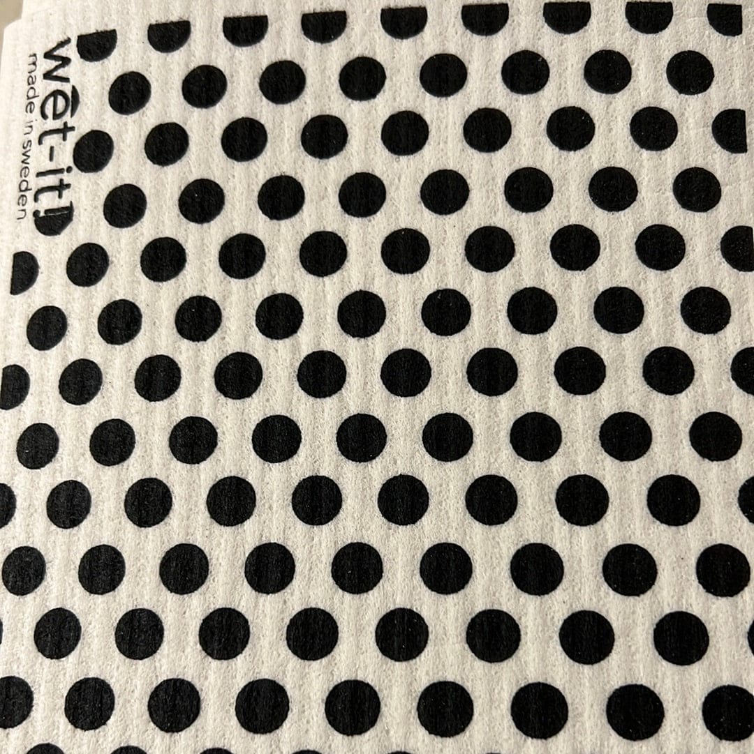 Black Dots Wet-It Towel
