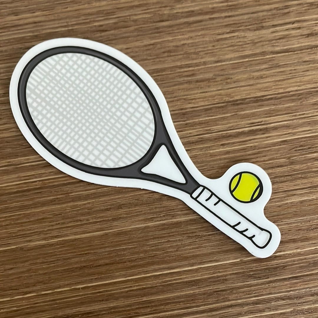 Tennis Racquet Sketch Sticker