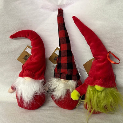 9'' Plush Gnome w/Hat Ornament - Christmas is Forever