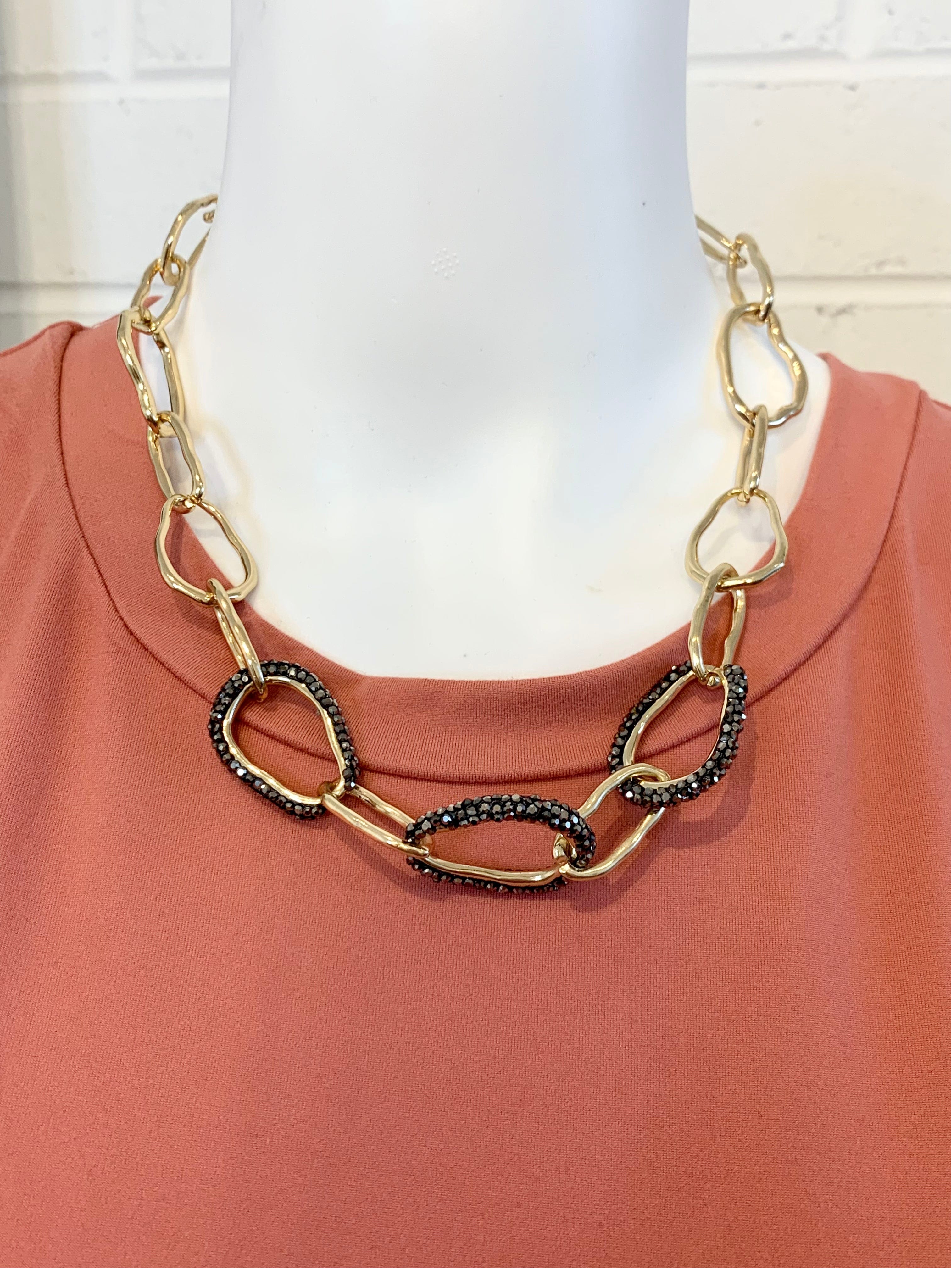 Gold Lux Link Necklace